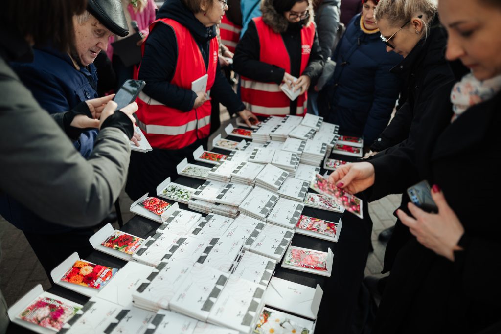 Ziedu sēklu dalīšanas pasākums