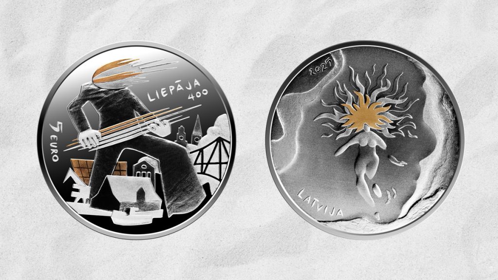 Par godu Liepājas 400 gadu jubilejai mākslinieks Krišs Salmanis izveidojis monētu, kurā apvienojis pilsētas kontrastus, simboliski tos atspoguļojot Saules un Vēja tēlos. To līdzsvarā veidojas pilsētas dvēsele.