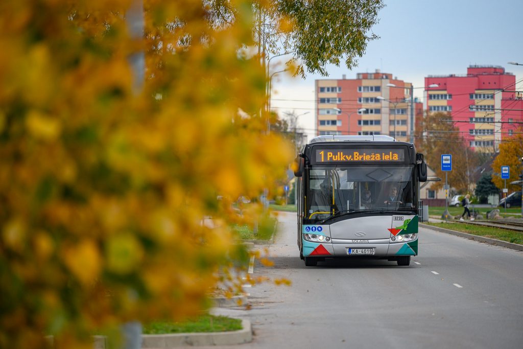 Sabiedriskais transports Liepājas ielās