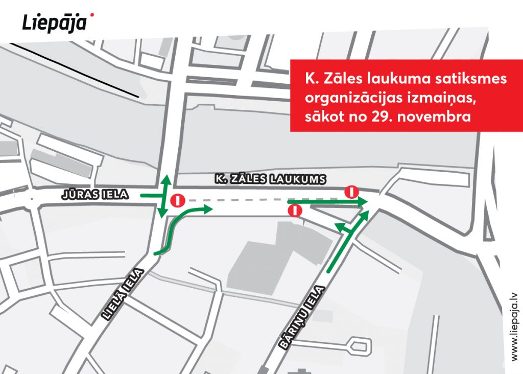 satiksmes izmaiņu shēma
