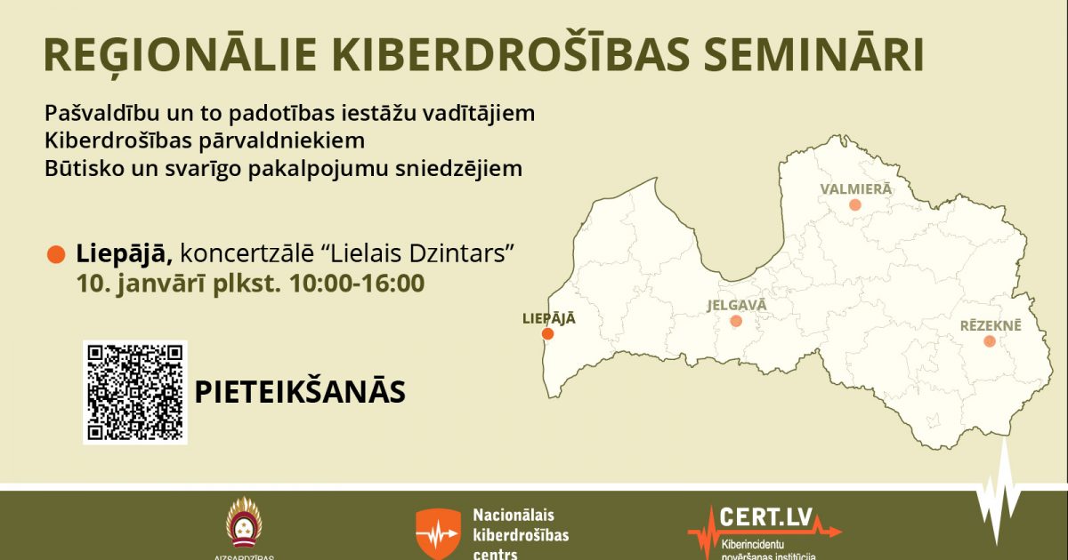 Cybersecurity Seminar in Liepāja: New Law & Requirements