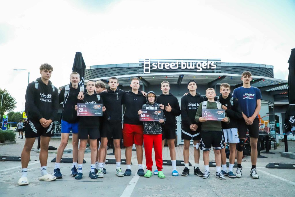 Bruģa bumbas ‘’Street Burgers’’ posma dalībnieki